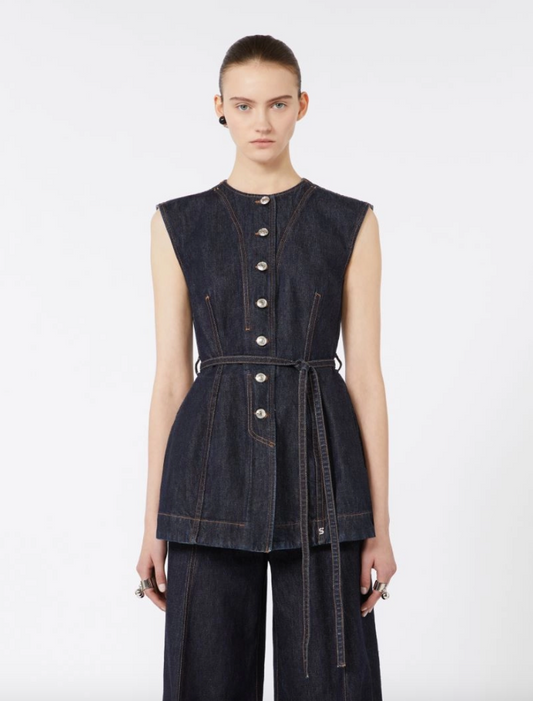 Gilet in denim DOMINI / Sportmax