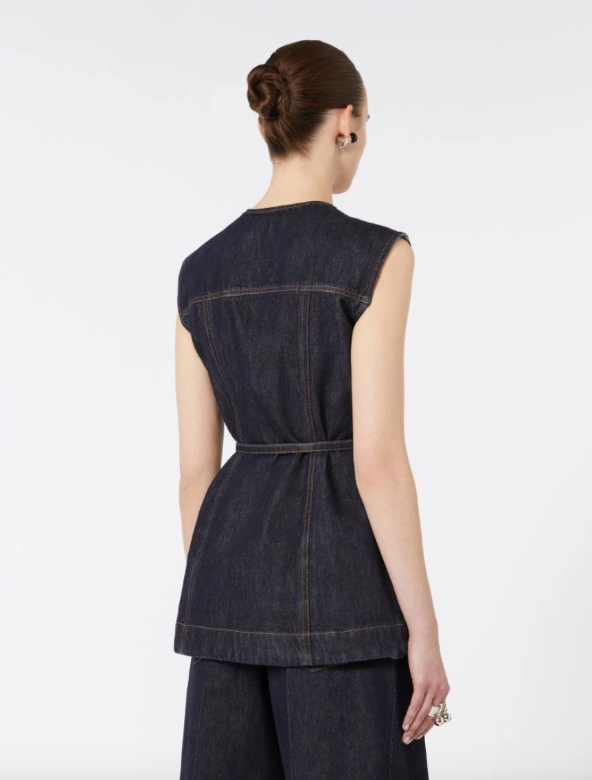 Gilet in denim DOMINI / Sportmax