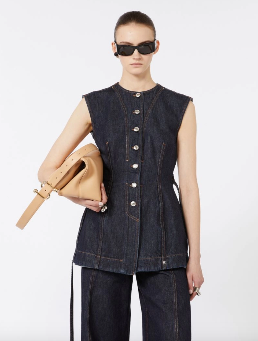 Gilet in denim DOMINI / Sportmax