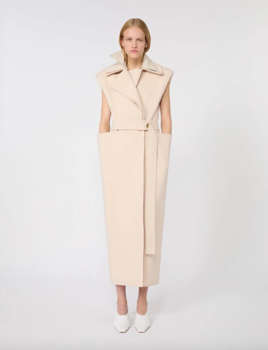 Cappotto smanicato in doppio di lana BOSSO / Sportmax