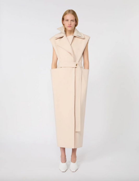 Cappotto smanicato in doppio di lana BOSSO / Sportmax
