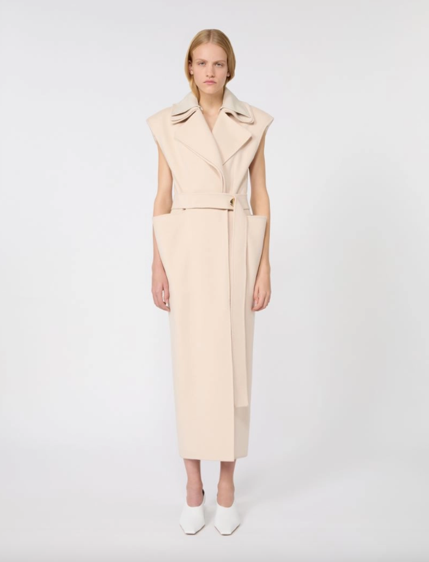 Cappotto smanicato in doppio di lana BOSSO / Sportmax