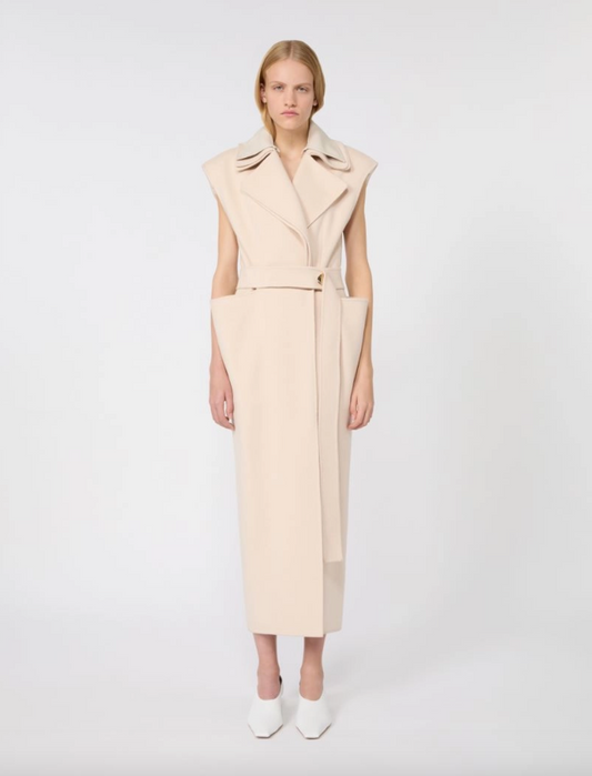 Cappotto smanicato in doppio di lana BOSSO / Sportmax