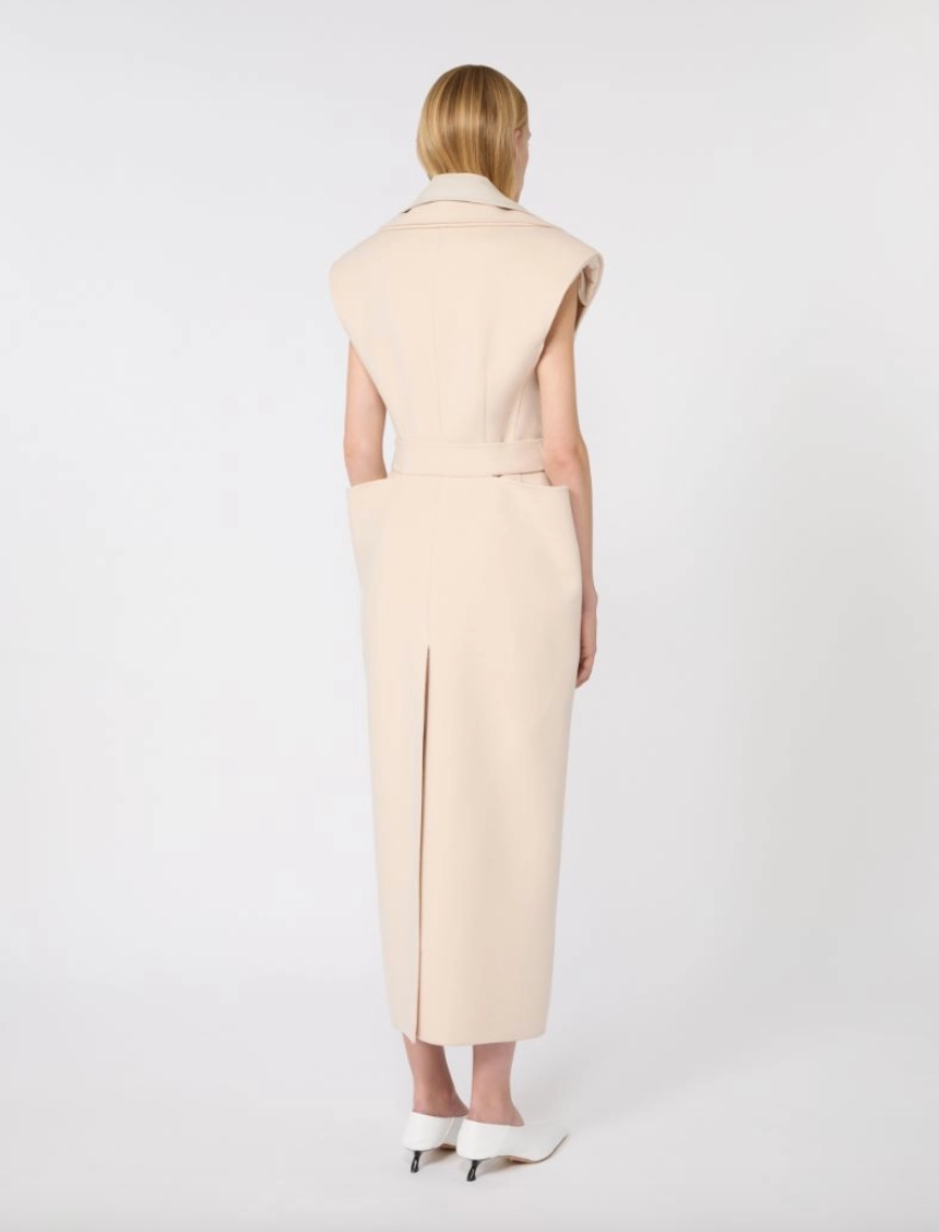 Cappotto smanicato in doppio di lana BOSSO / Sportmax