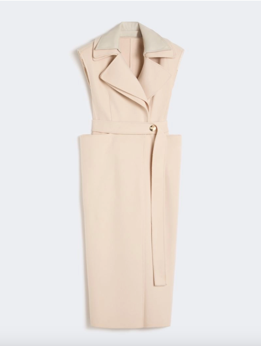 Cappotto smanicato in doppio di lana BOSSO / Sportmax