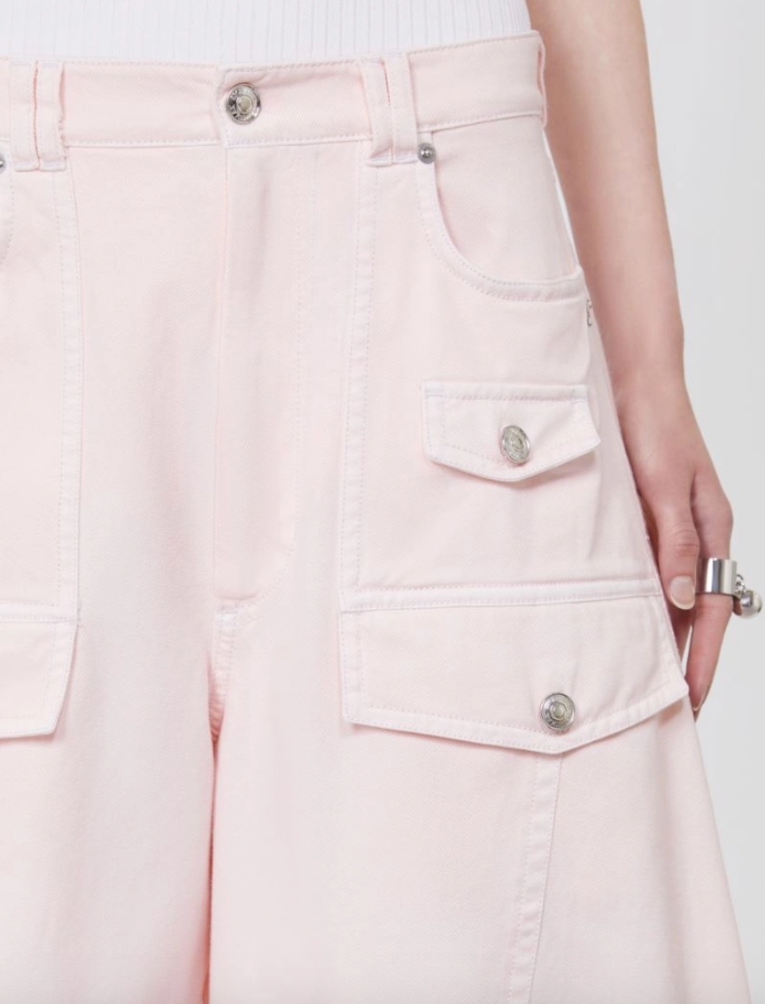 Pantalone cargo in bull di cotone FASHION / Sportmax