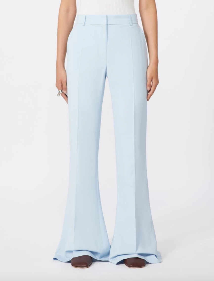 Pantalone flaire in viscosa FRAGOLA / Sportmax