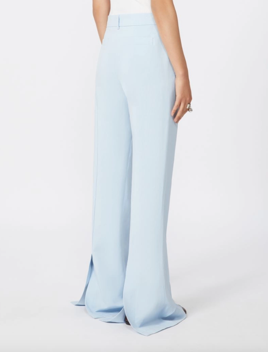 Pantalone flaire in viscosa FRAGOLA / Sportmax
