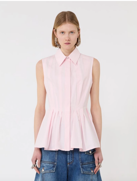 Camicia smanicata in cotone CERTOSA / Sportmax