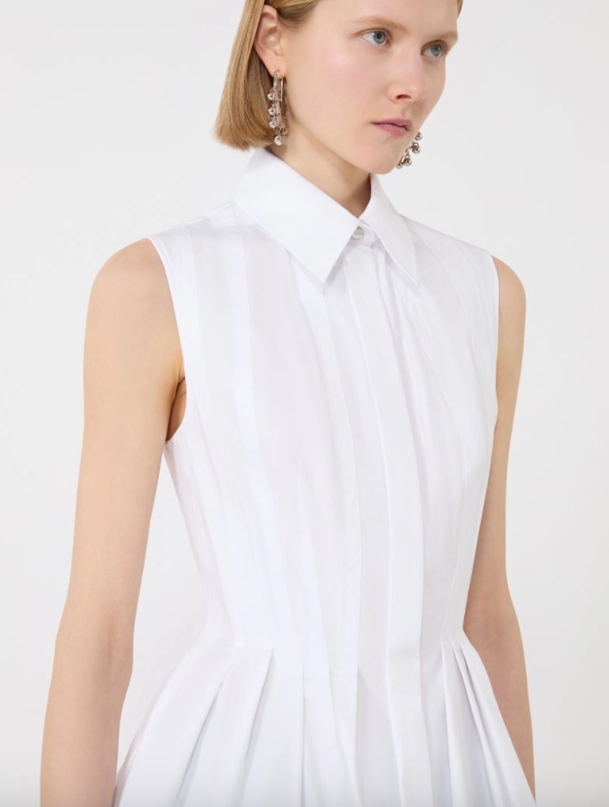 Camicia smanicata in cotone CERTOSA / Sportmax