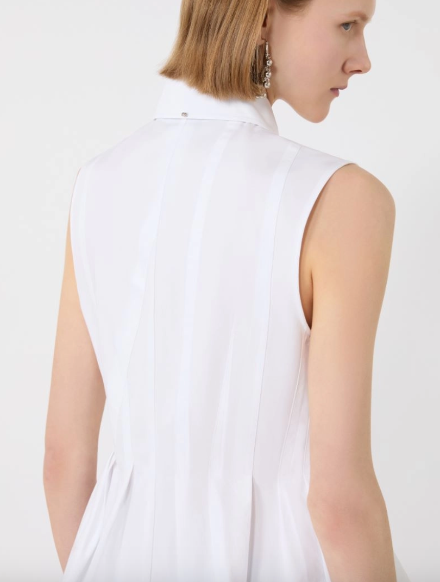 Camicia smanicata in cotone CERTOSA / Sportmax