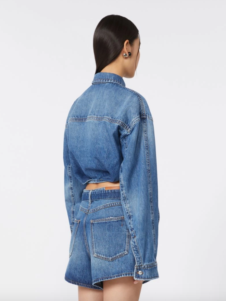 Camicia corta in denim PEVERA / Sportmax