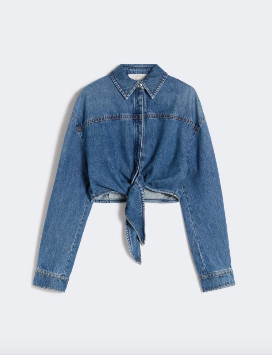 Camicia corta in denim PEVERA / Sportmax