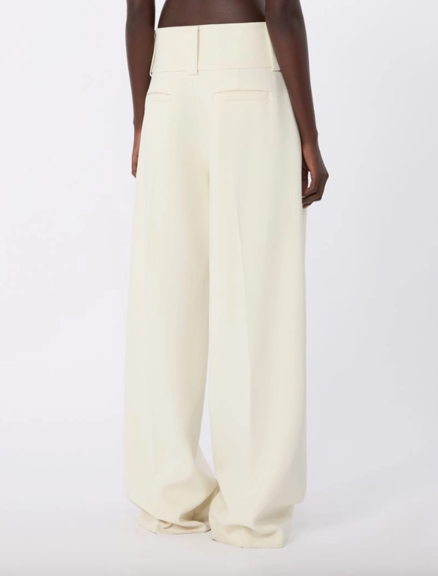 Pantalone ampio in viscosa stretch OBLO / Sportmax