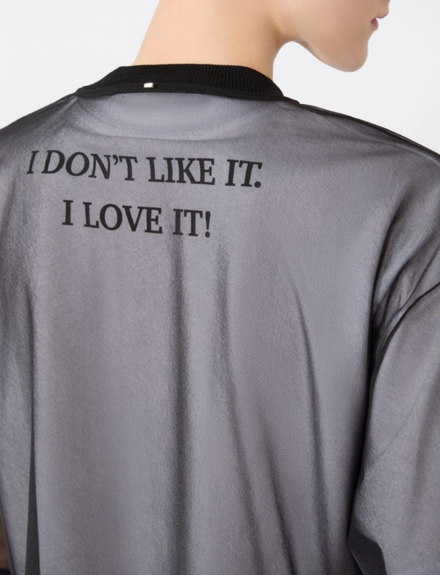 T-Shirt sovrapposta in cotone DOTTELIA / Sportmax