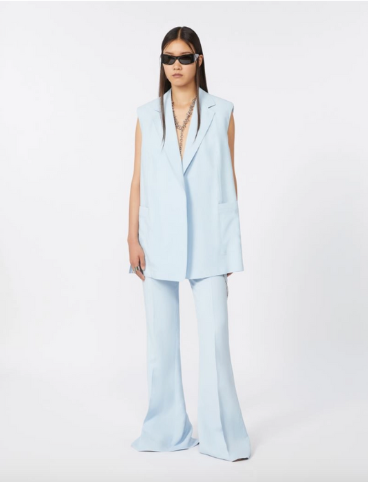 Gilet in viscosa lavata MAGGIO / Sportmax