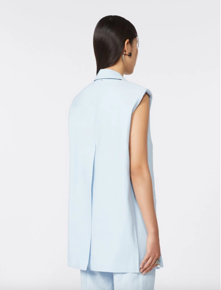 Gilet in viscosa lavata MAGGIO / Sportmax