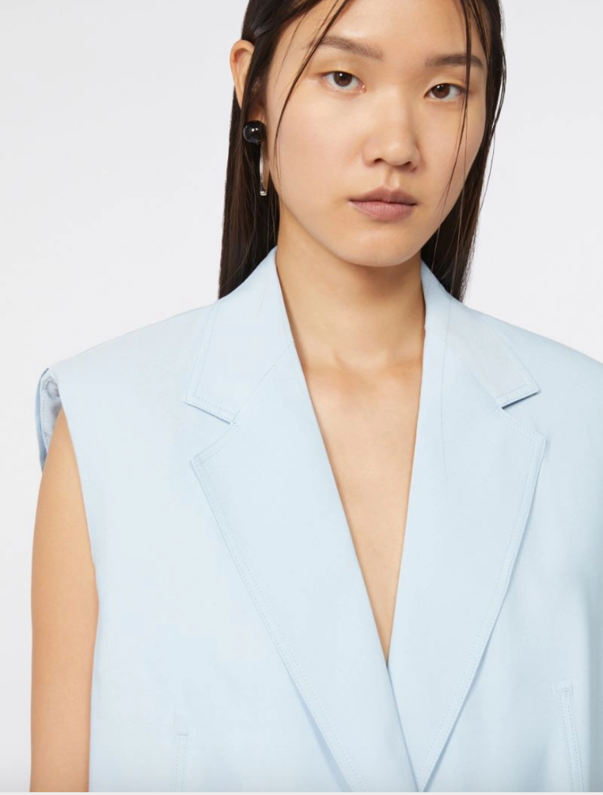 Gilet in viscosa lavata MAGGIO / Sportmax
