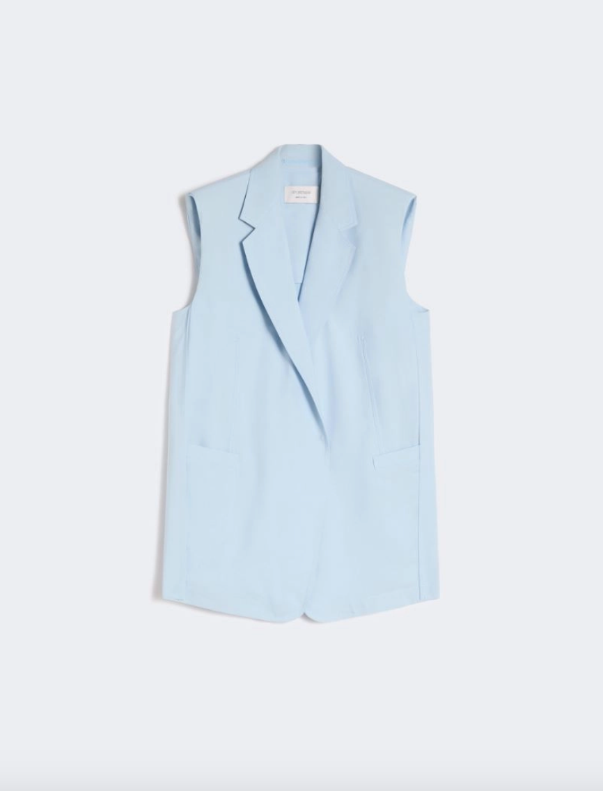 Gilet in viscosa lavata MAGGIO / Sportmax