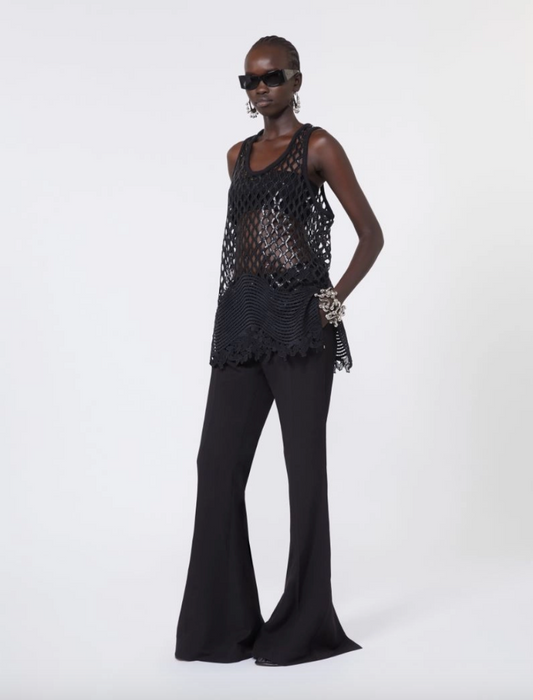 Top in rete con paillettes AQUILE / Sportmax