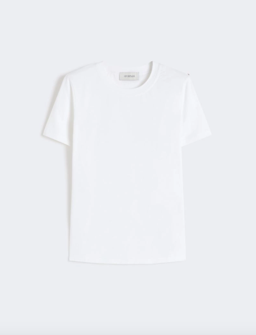 T-Shirt in cotone bianca AFA / SPORTMAX