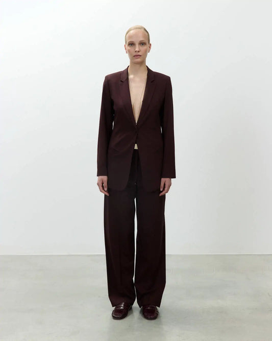 Blazer fit in tela di lana / Alysi