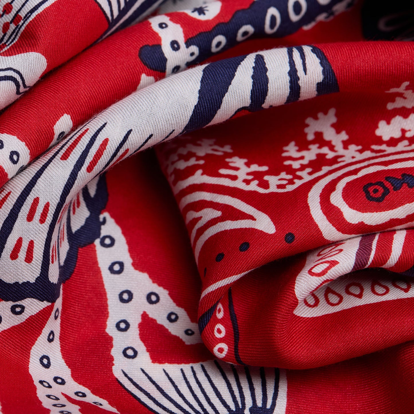 Foulard quadrato Carré 100 Neptune / Inoui Editions