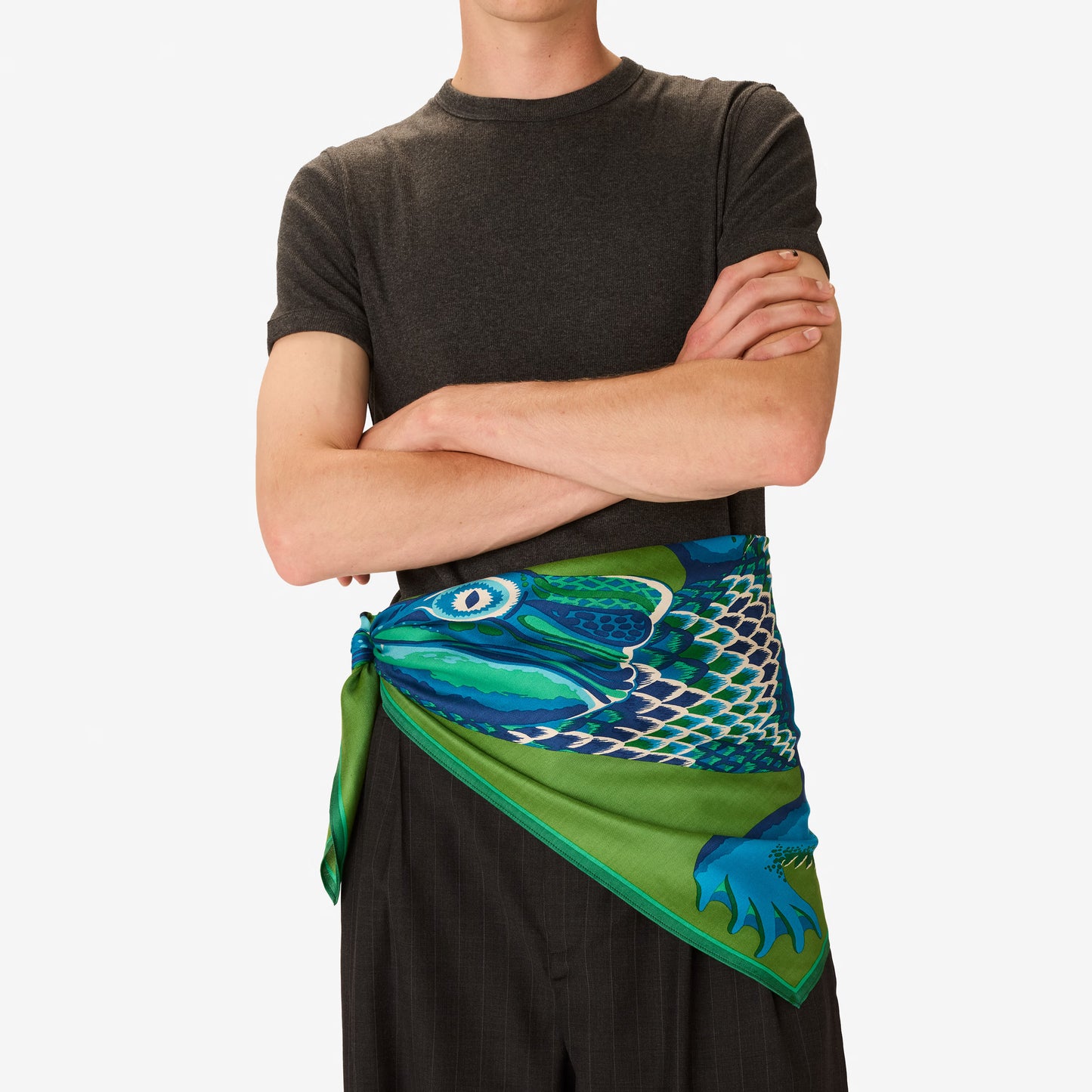 Foulard quadrato Carré 100 Croco / Inoui Editions