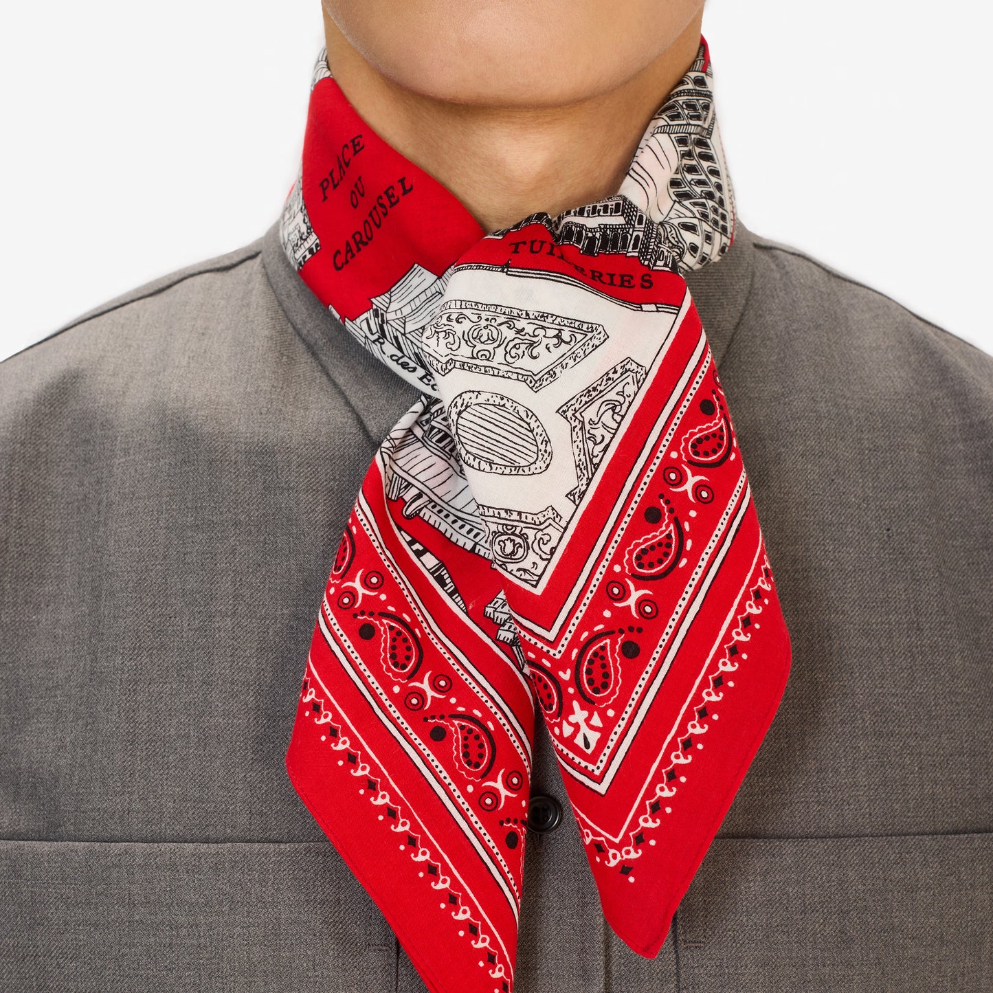 Foulard quadrato Carré 65 Louvre / Inoui Editions