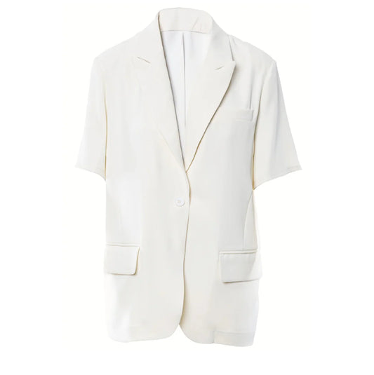 Giacca bianca a maniche corte / Anonyme Designers