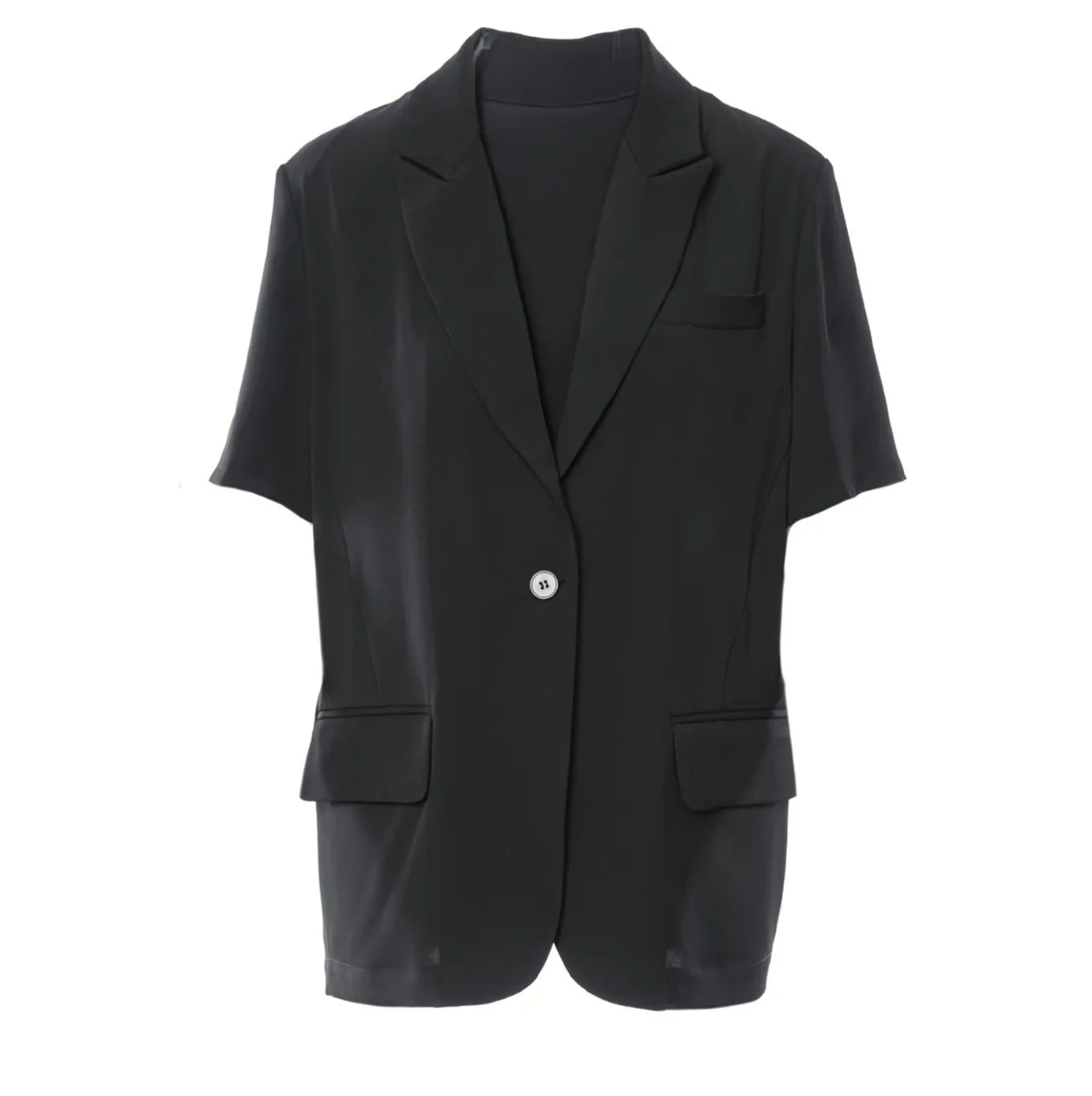 Giacca nera a maniche corte / Anonyme Designers
