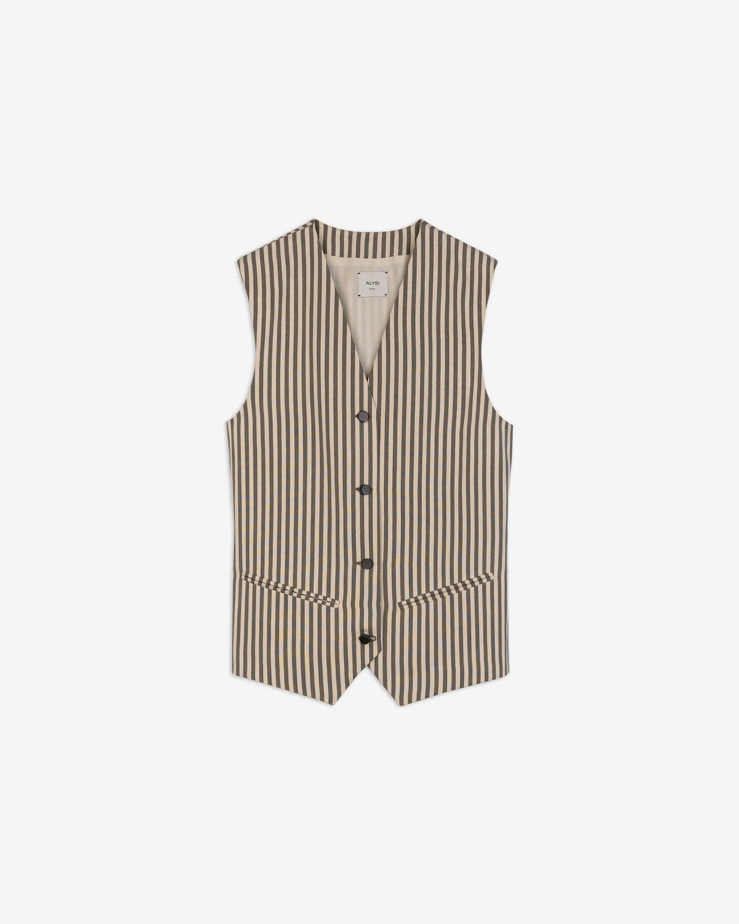 Gilet sartoriale a righe /Alysi