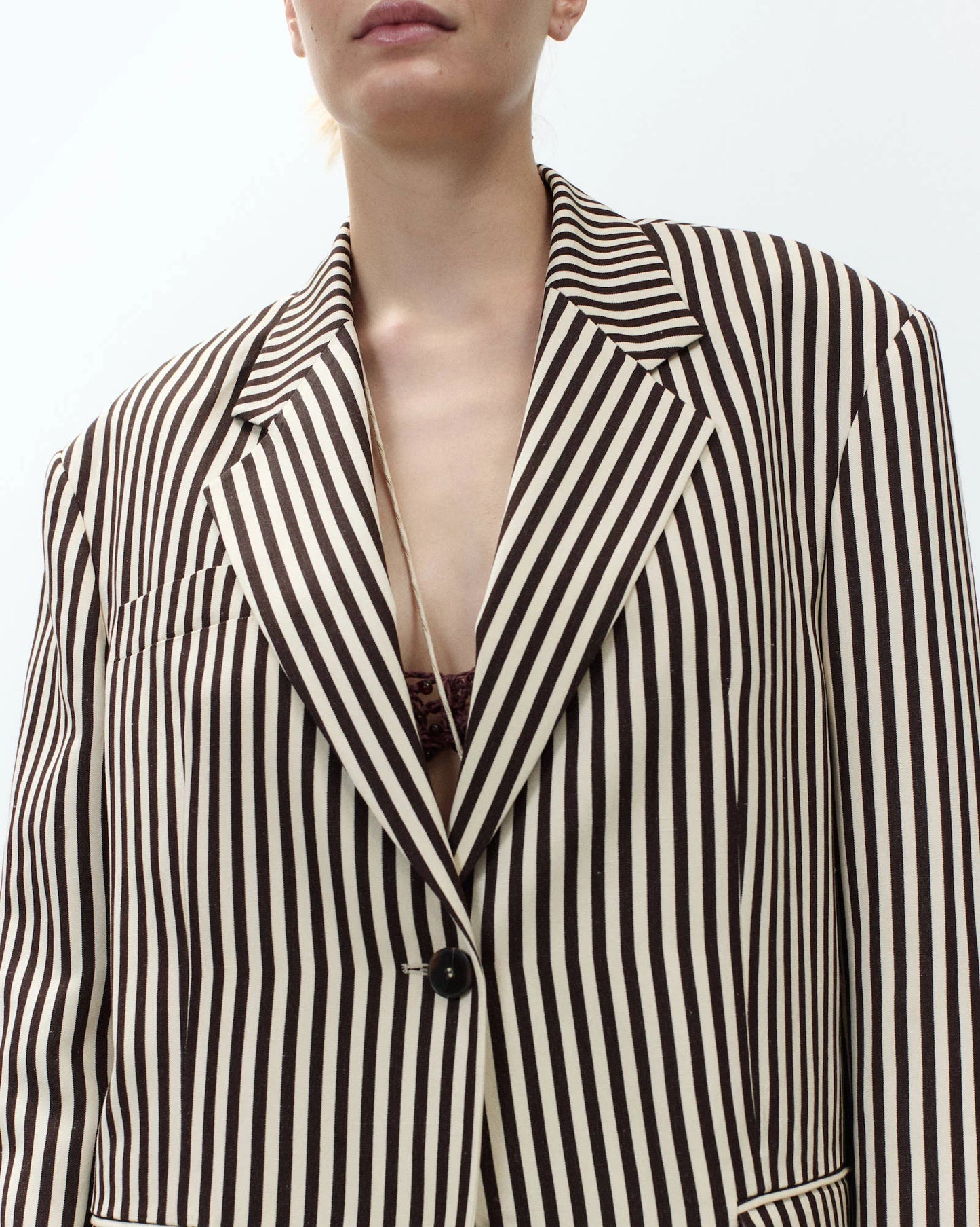 Blazer monopetto a righe / Alysi