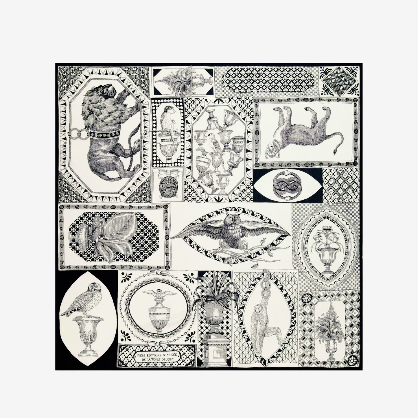 Foulard quadrato Carré 65 Barocco / Inoui Editions