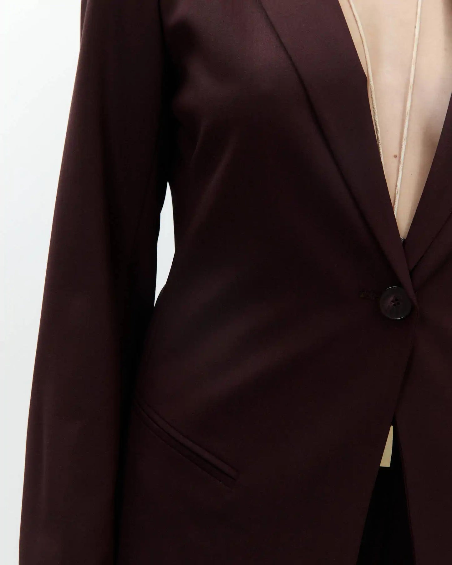 Blazer fit in tela di lana / Alysi