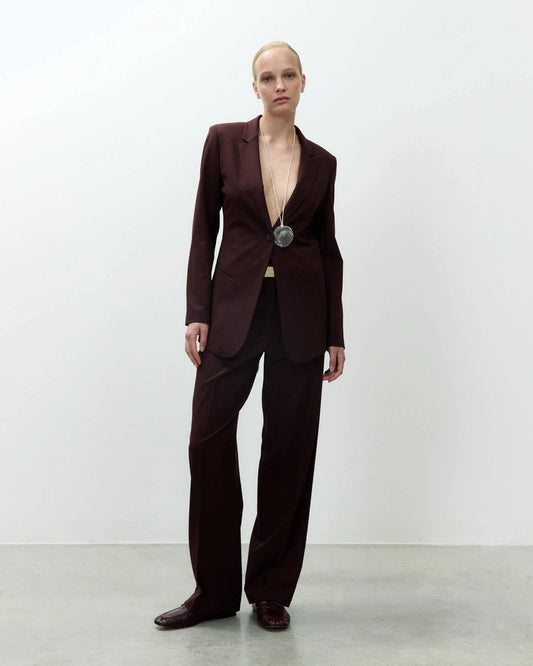 Blazer fit in tela di lana / Alysi