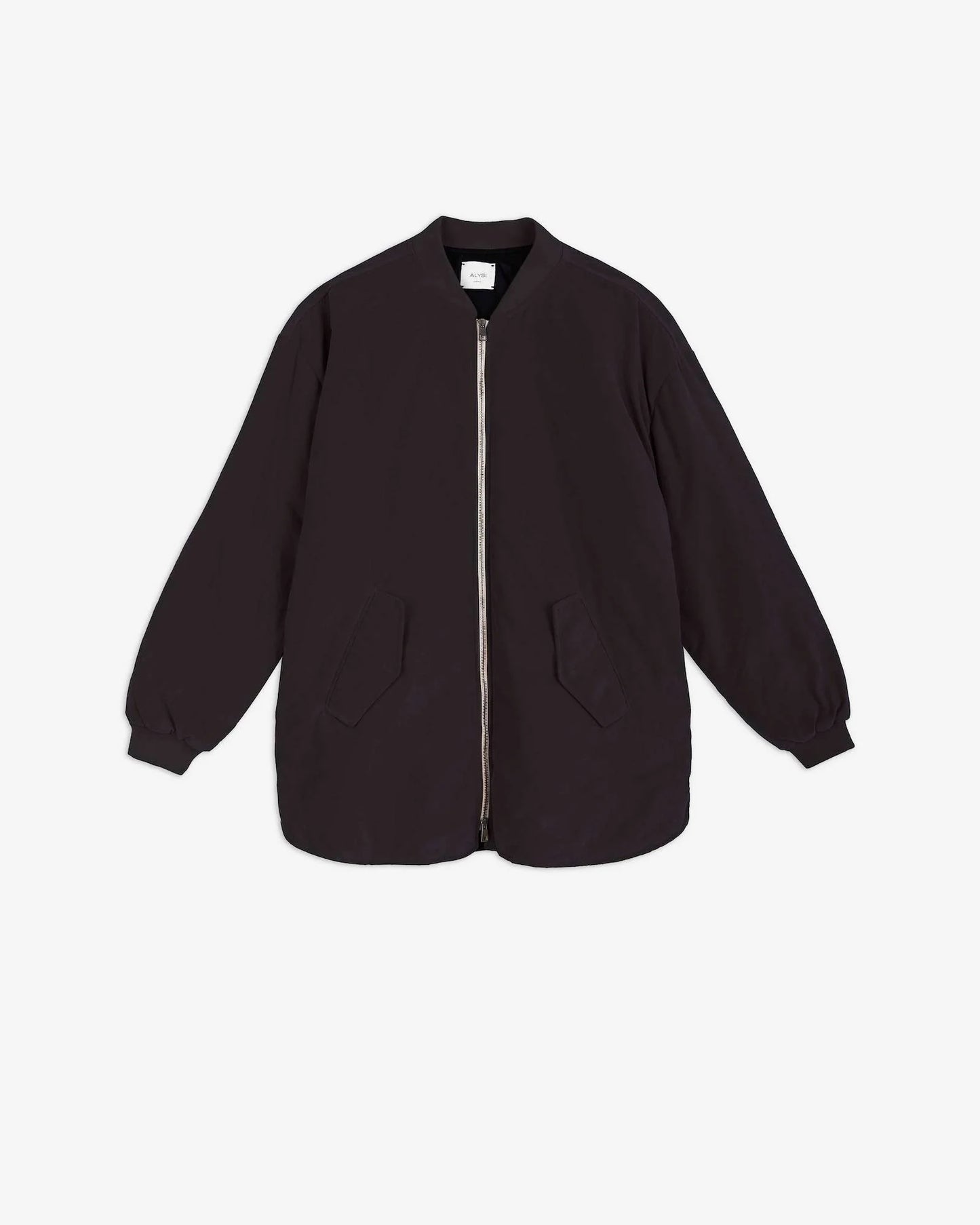 Bomber imbottito taglio camicia